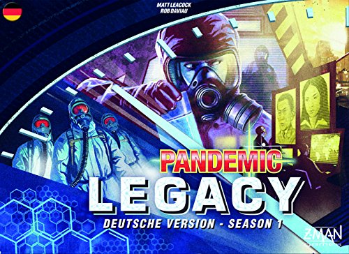 ZMan 691170 – Pandemic Legacy, Tabla de Juegos, Azul
