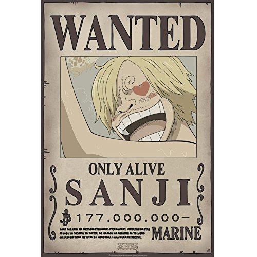 ABYstyle ABYDCO426 Abysse Corp_ABYDCO426 - Cartera 9 Carteles Wanted Luffy's Crew (21X29, 7) X5, Multicolor