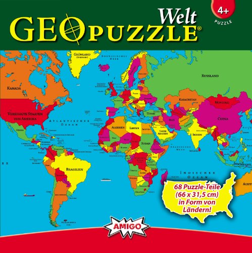 Amigo 00381 Geo Puzzle  - Mundo