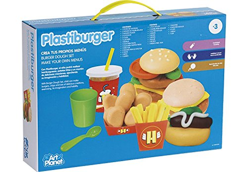 Art Planet - Plastilina hamburguesas, talla pequeña
