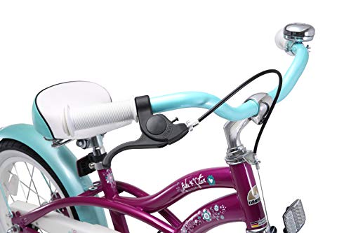 Bikestar | Bicicleta para niños y niñas 16 Pulgadas | Color Rosa | A Partir de 4 años | 16" Edición Cruiser 2018