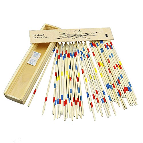 BSA Mikado Juego de Mesa con Caja de Madera Sticks 17.5 cm Estrategia Palillos Palitos Chinos