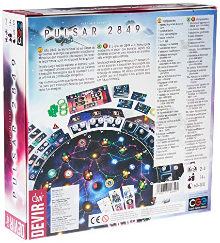Devir - Pulsar 2489, juego de mesa (ed. en español)