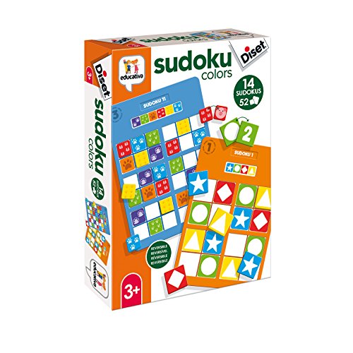 Diset- Sudoku Colors Educativo 3 años Juguete (68969)