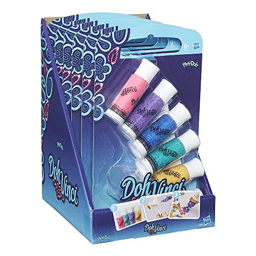 DohVinci - Pack de Tubos Deco Pop Brillantes (Hasbro B4932EU2)
