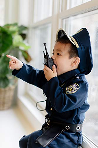 Dress up America - Disfraz de policía deluxe (201), 3-4 años (76 cm cintura, 102 cm altura)