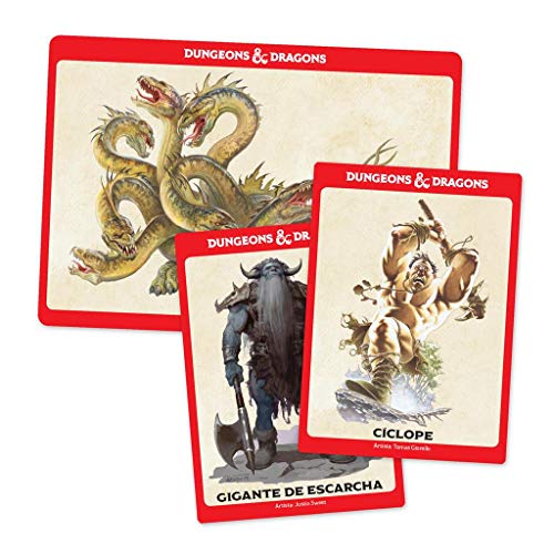 Dungeons & Dragons Cartas de Monstruos. Desafío 6-16, Color (EEWCDD91)