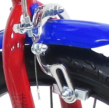 EDEN-BIKES Bicicleta de 16 Pulgadas, Garcon Licence Spiderman-2 FREINS, Bicicleta Infantil, Multicolor, 16"