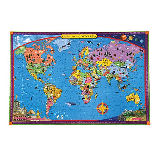 eeBoo- Puzzle, Mapa del Mundo (PZWR2)