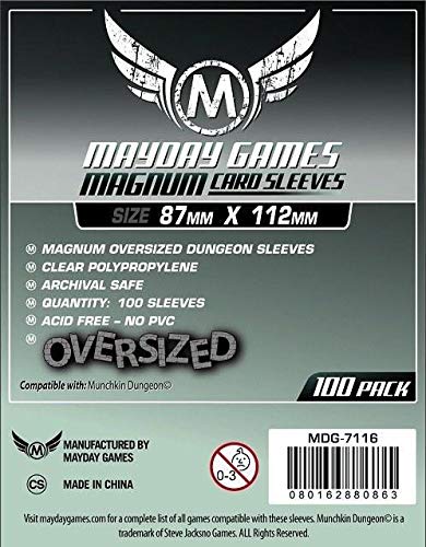 Fundas Mayday - Oversized Magnum Sleeves (Gris - 87x112)