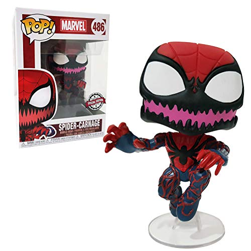 Funko 486 Marvel Spiderman Spider-Carnage Exclusive Pop Vinyl Figure