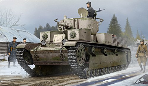 Hobbyboss 1: 35 Escala Kit de Modelo remachado soviético T-28 Tanque Medio (Gris)