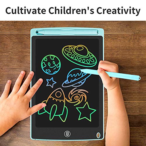 HOMESTEC Tableta Escritura LCD Color 8,5 Pulgadas, Tablet Dibujo, Tablet para Dibujar para Niños. Juguete Educativo (Azul)