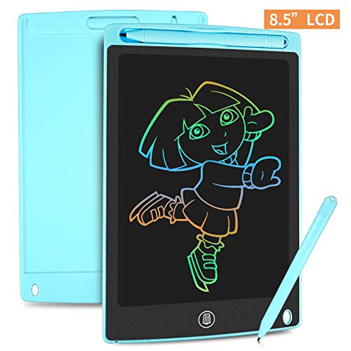 HOMESTEC Tableta Escritura LCD Color 8,5 Pulgadas, Tablet Dibujo, Tablet para Dibujar para Niños. Juguete Educativo (Azul)