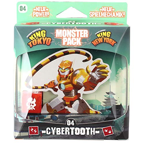 IELLO King of Tokyo Monsterpack: Cybertooth - Deutsch
