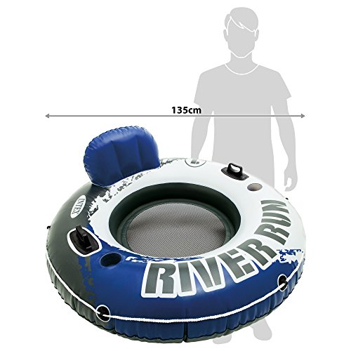 Intex 58825EU - Rueda hinchable River Run 135 cm diámetro azul