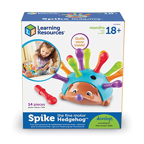 Learning Resources- Juego para Practicar Habilidades Finas Spike The Fine Motor Hedgehog, Color (LER8904) , color/modelo surtido