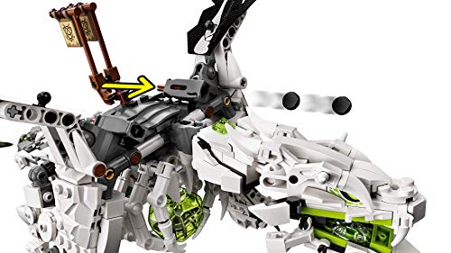 LEGO Ninjago - Dragón del Brujo de los Muertos, Juego de Construcción 2 en 1 de Dragón Ninja, Set con minifiguras de Esqueleto y dragón de juguete, recomendado a partir de 9 años (71721)