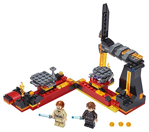 LEGO Star Wars - Duelo en Mustafar, Set de Construcción de la Película Guerra de las Galaxias, con Plataformas Giratorias Deslizante y 2 Minifiguras y Espadas Láser (75269) , color/modelo surtido