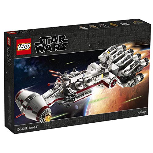 LEGO Star Wars - Tantive IV, Set de construcción de Crucero Espacial de Alderaan, maqueta de Nave Espacial Coleccionable (75244)
