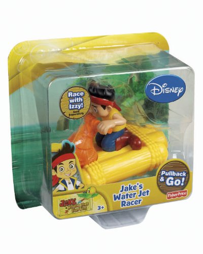 Mattel - Figuras de acción, Jake y los Piratas de Nunca Jamás. Jake en Bote de Carreras (X1218)