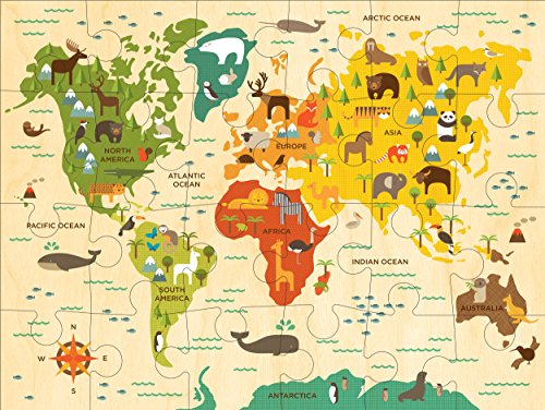 Petit Collage Floor Puzzle - Nuestro mundo