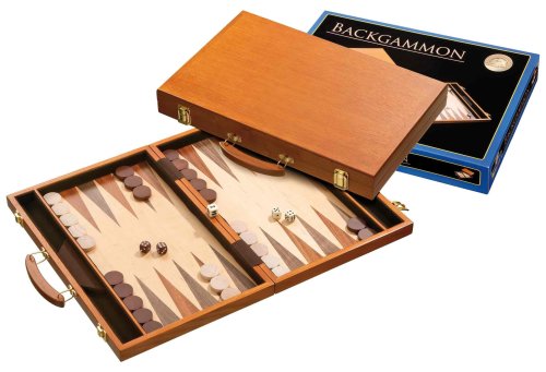 Philos-Spiele 1104 - Backgammon en maletín portátil [Importado de Alemania]