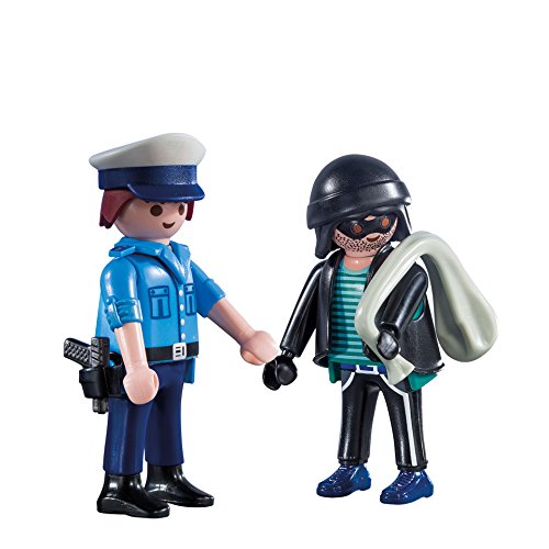PLAYMOBIL Duo Pack-9218 Policía y Ladrón, Multicolor, única (9218)