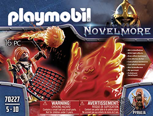 PLAYMOBIL - Novelmore Espíritu de Fuego Bandidos Burnham, para niños de 5 a 10 años de edad (70227)