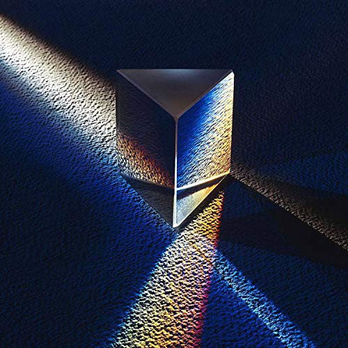 Prisma Cristal Triangular Optico Prisma para Fotografía y Enseñanza del Espectro de Luz 10 * 3 * 3cm