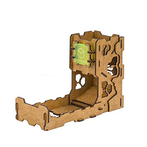 Q Workshop Color Tech Dice Tower for Rolling Dice