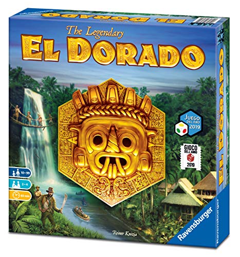 Ravensburger El Dorado, Juego de mesa, Light strategy, 2-4 Jugadores, Edad recomendada 10+ (26032)