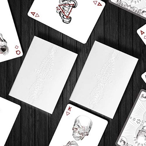 SOLOMAGIA Black Trauma White Edition Playing Cards