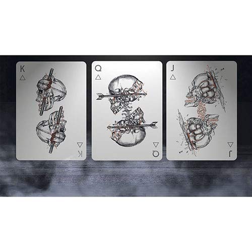 SOLOMAGIA Black Trauma White Edition Playing Cards