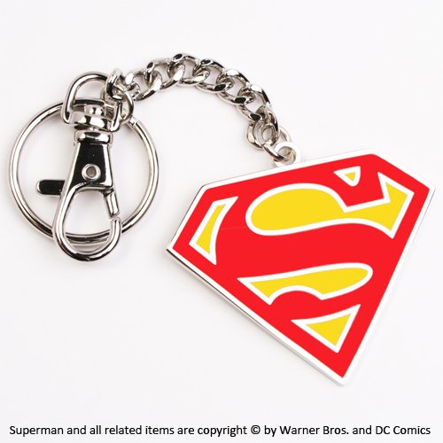 The Noble Collection Superman 5cm Color Logo Llavero