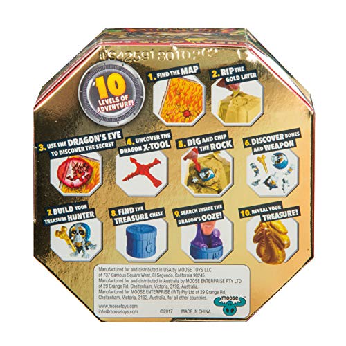 TREASURE X- Dragons Gold – Hunters Paquete Individual, Los Estilos Pueden Variar, Multicolor (Moose LTD 41507)