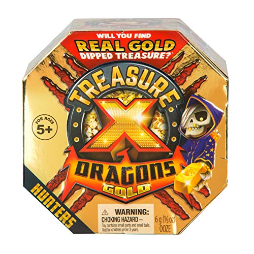 TREASURE X- Dragons Gold – Hunters Paquete Individual, Los Estilos Pueden Variar, Multicolor (Moose LTD 41507)