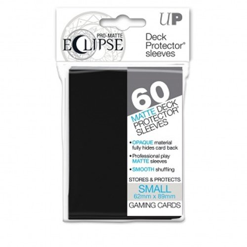 Ultra Pro- Pro-Matte Eclipse Black Small (60), Color Negro (85386)
