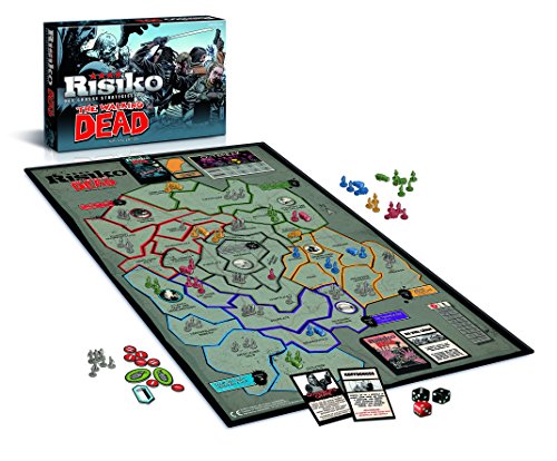 Winning Moves - Juego de Estrategia Risk, Tema The Walking Dead, 2 a 5 Jugadores (10746) (versión en alemán)