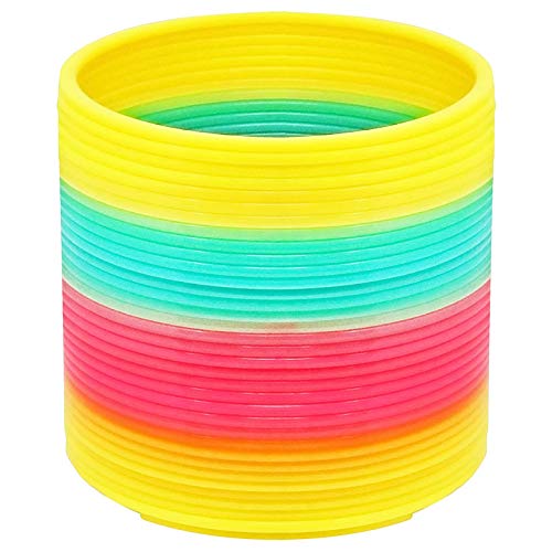 1 Resorte De Arco-iris - Rainbow Spiral Primavera Del Espiral Gigante De Juguete Decoración Mágica Slinky Espirales Conjunto Resortes En Neón - Regalo Para Cumpleaños Fiesta Juego Para Niños