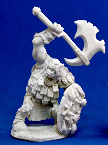 1 x KAVORGH OR Warlord - Reaper Bones Miniatura para Juego de rol Guerra - 77064