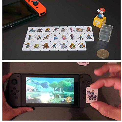 24 tarjetas The Legend of Zelda Breath of The Wild NFC, Link's Awakening Zelda Botw Game Rewards Cards. Compatible con Switch/Lite Wii U.