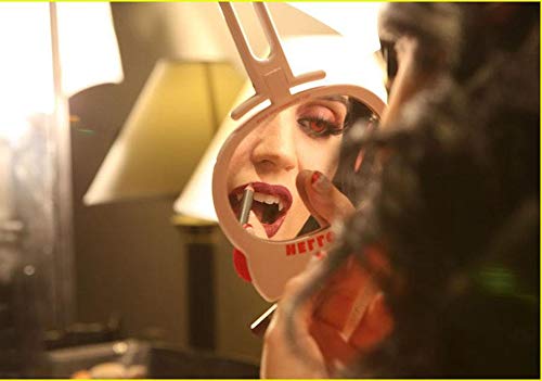 4 pares de dientes de vampiro con adhesivo de bola de diente, fiesta de disfraces de vampiro de Halloween, decoración de accesorios de juego de rol de fiesta de Halloween
