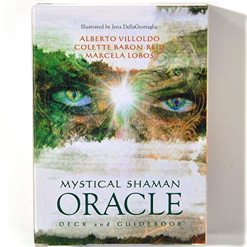 64pcs Mystical Shaman Oracle Cards Deck Games, inglés, Juego de adivinación de reunión Familiar