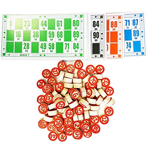 Acan Caja de Loteria con números 48 cartones