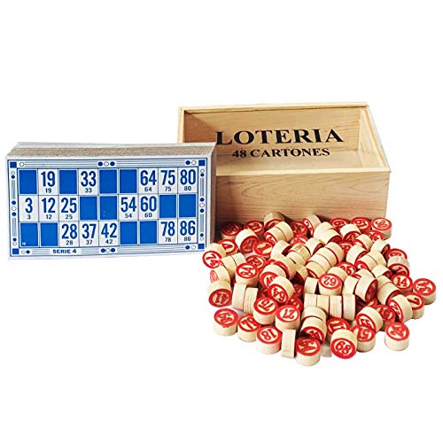 Acan Caja de Loteria con números 48 cartones