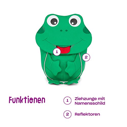 Affenzahn Mochila para niños de 1 a 3 años en el jardín de infancia - Finn Frog
