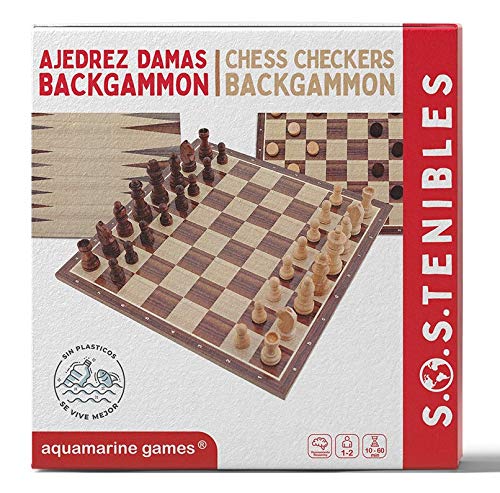 Ajedrez Damas Backgammon FSC100% NC-COC-059290