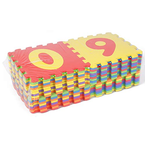 Alfombra Infantil Puzzle para Niños 36 Mat Espuma Letras Y Números Infantil Juego Alfombrillas 30.5 x 30.5cm