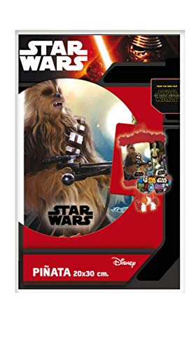ALMACENESADAN 2352; piñata viñeta Disney Star Wars; Ideal para Fiestas y cumpleaños; Producto de cartón; Dimensiones 20x30 cm